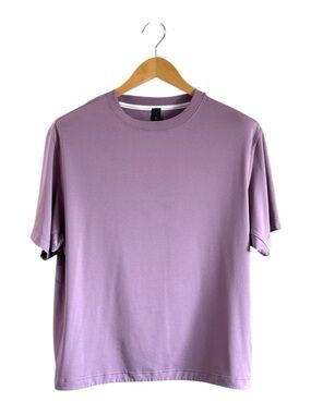 Lululemon EasySet Training Short Sleeve Shirt Lotus Lavender S